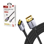 Cable Mini HDMI de 1.8M 4K 60hz Netcom PE-HD0842: Disfruta de imágenes en alta definición en tus dispositivos Cable Mini-HDMI a HDMI 4K Ultra HD de 1.8 Metros con Enmallado para una mayor durabilidad - NETCOM PE-HD0842