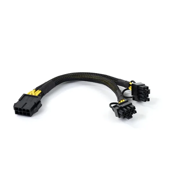 Cable PCI-Express 8 Pin a 2 PCI-e Dual 8 Pin 20cm Glink P-260-8PIN, Cable Splitter de Poder PCI Express Glink P-260-8PIN en HD Multimedia PERU SAC