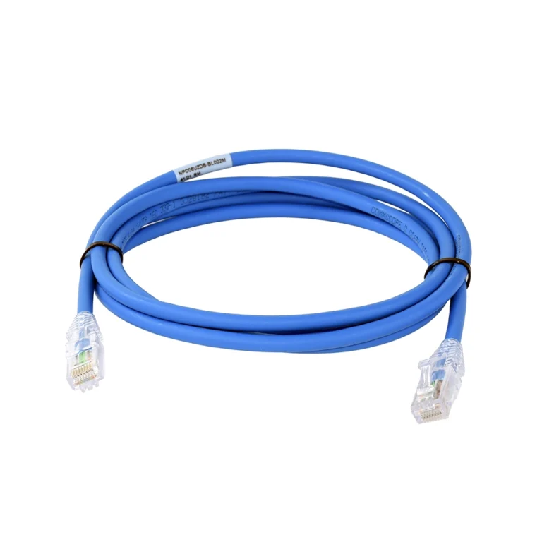 Cable Patch Cord Cat6 de 2M Commscope NPC06UZDB BL002M 960079048 Patch Cord Cat6 de 2 Metros Commscope NPC06UZDB Azul, Latiguillo de Red Cat6 de 2 Metros AMP Commscope NPC06UZDB Azul BL002M