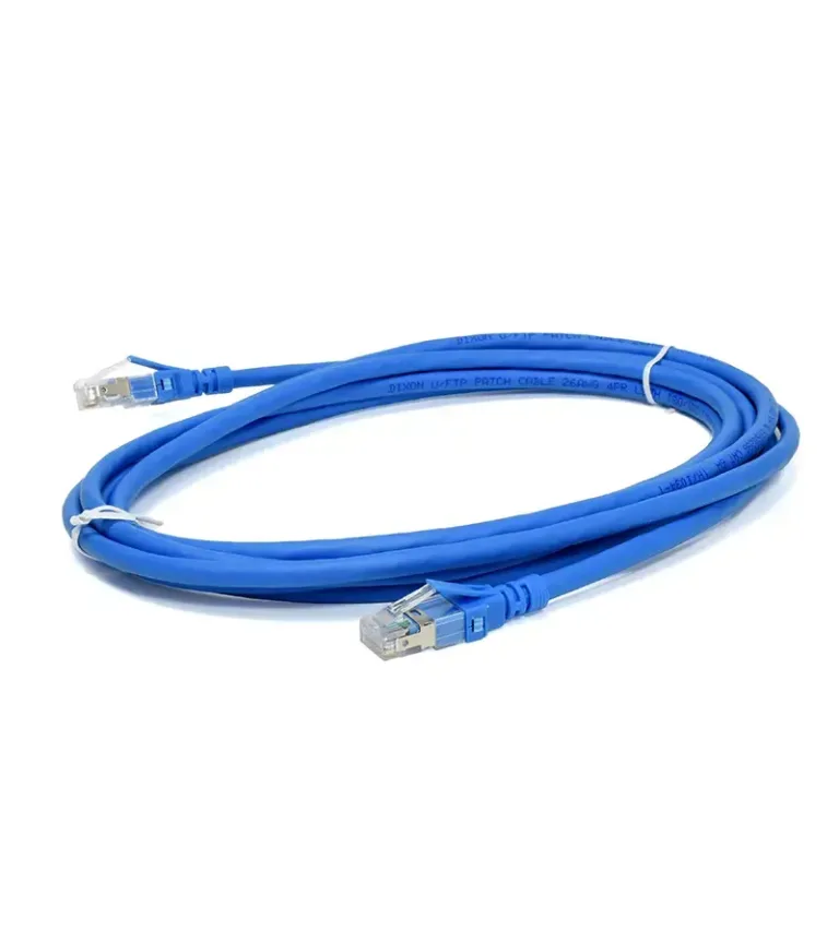 Cable Patch Cord Cat6A de 5MT Dixon 6A-CBHC-BL5 – Azul – Chaqueta LSZH - Certificado UL - ROHS