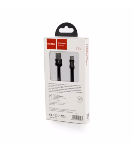 Cable USB C a USB de 1.2mt DAYCELL D31-C | Emallado Reforzado