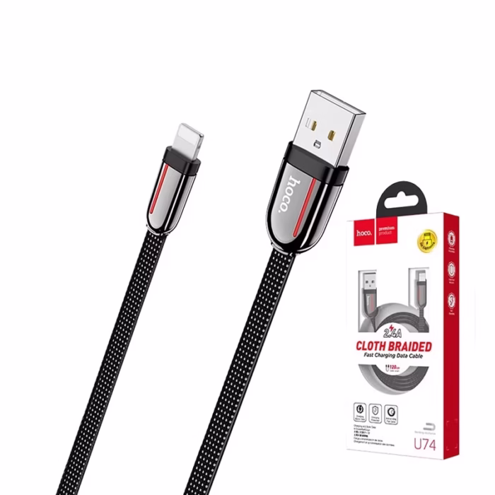 Cable USB Lightning para Iphone  HOCO U  Cable para Iphone con conector Lightning   HOCO U Cable USB a Lightning de  Metro para Tableta Apple o Celulares Iphone HOCO u  HD Multimedia PERU SAC