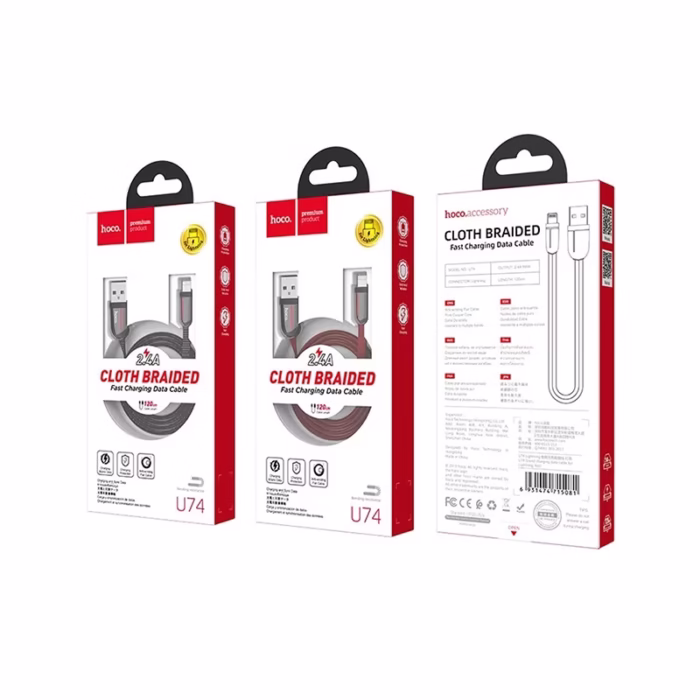 Cable USB Lightning para Iphone  HOCO U  Cable para Iphone con conector Lightning   HOCO U Cable USB a Lightning de  Metro para Tableta Apple o Celulares Iphone HOCO u  HD Multimedia PERU SAC