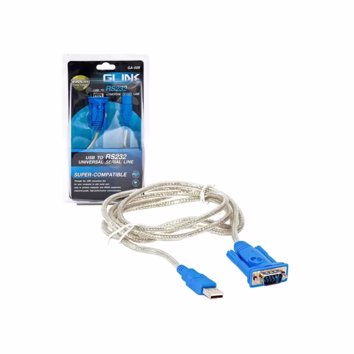 Cable USB a Serial RS232 DB9 Glink GP GA 009____ HD Multimedia PERU SAC Cable USB a Serial RS DB Glink GP GA Cable convertidor USB a DB Cable Adaptador USB a Serial Glink en HD Multimedia PERU SAC