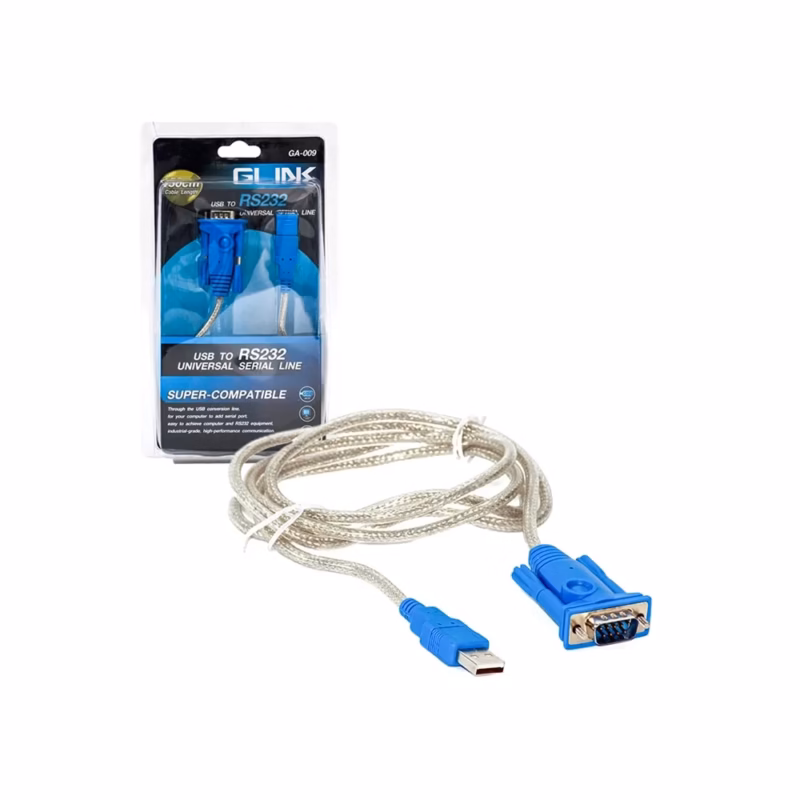 Cable Adaptador USB a Serial Glink GP GA  RS DB de  Metros