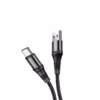 Cable USB a USB C de mt   HOCO X U Cable USB Macho a USB Tipo C de  Metro   Enmallado   Hoco X U