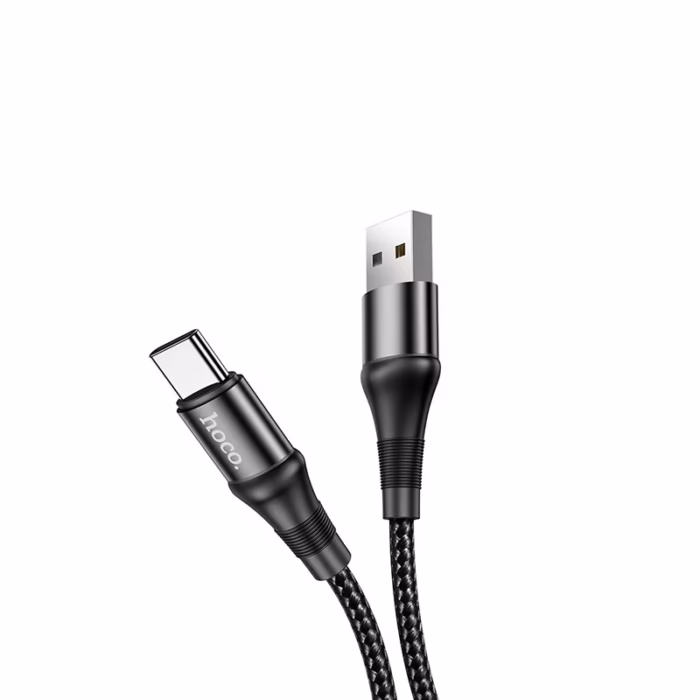 Cable USB a USB C de mt   HOCO X U Cable USB Macho a USB Tipo C de  Metro   Enmallado   Hoco X U