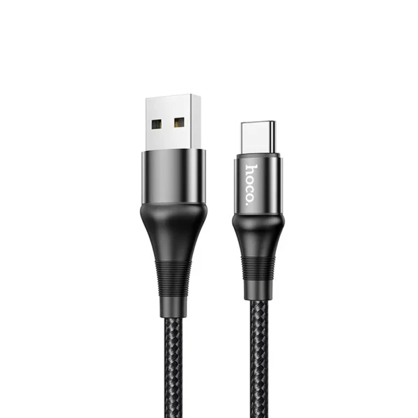 Cable USB a USB C de 1mt - HOCO X50-U Cable USB Macho a USB Tipo C de 1 Metro - Enmallado - Hoco X50-U