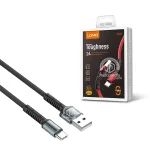 Cable USB tipo C de 1 Metro LDNIO LS63 Carga Rápida 2.4a Cable USB C Enmallado de 1MT Ldnio LS63