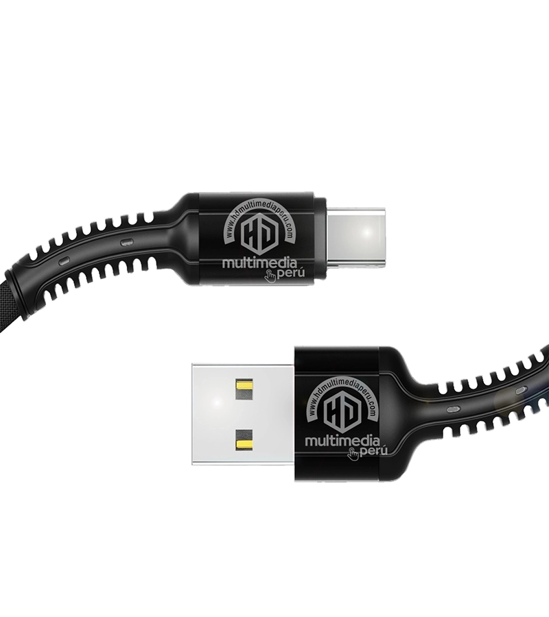 Cable carga Usb TIpo C, Carga Rápida, con pantalla lcd (50cm) –  lachollotienda