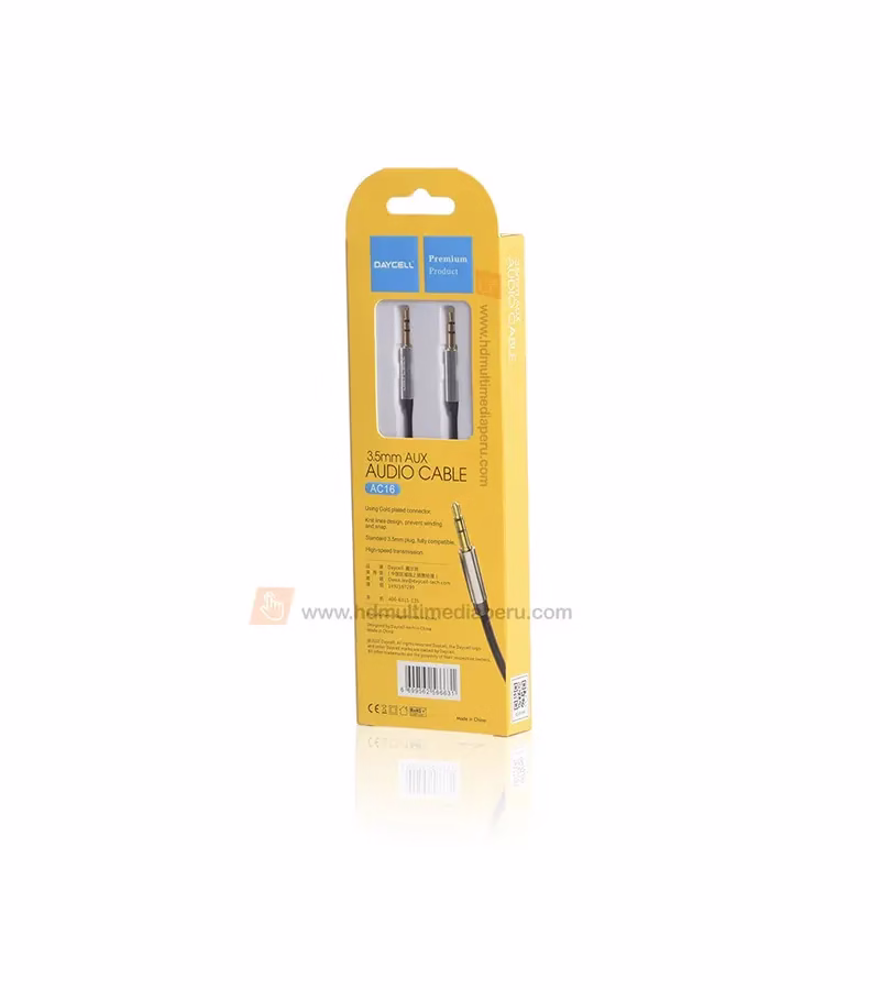 Cable de Audio MiniPlug de mm   mt   Daycell AC