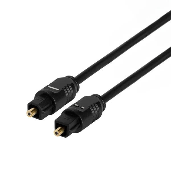 Cable de Audio Óptico Toslink de 180CM HFM ZZ-YKZ-FOPC180CM-2 Cable de Audio Optico Digital Toslink de 1.8 Metros - High Full Max ZZ-YKZ-FOPC1.8M-2