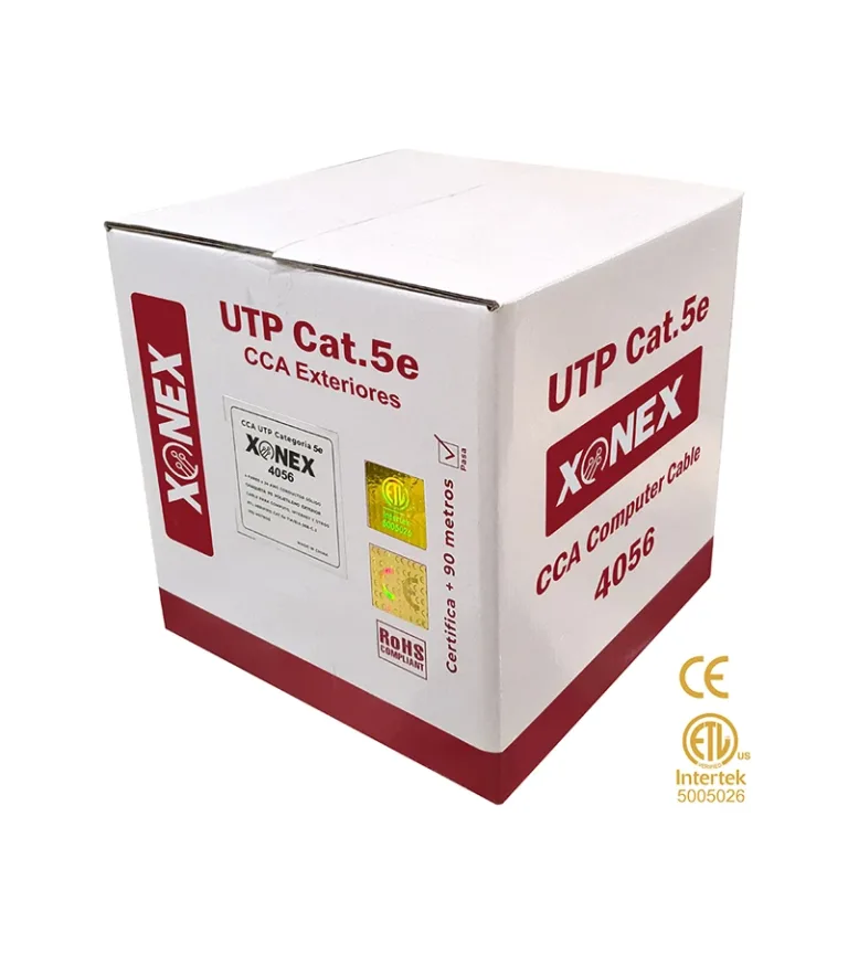 XONEX 4056 UTP CAT5E Exterior | Cable de Red Cat5e para Exteriores