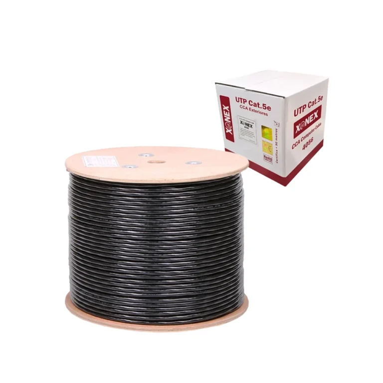 Cable de Red Cat5e para Exterior XONEX 4056 XONEX 4056 UTP CAT5E Exterior | Cable Cat5e para Exterior con Chaqueta UV Resistente de 305 metros