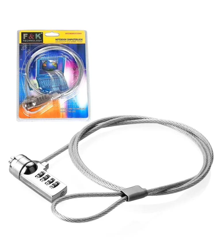 Cable de Seguridad para Laptop de 1.2 Metros con Clave de Números - American NET GP-250(C)1.2M