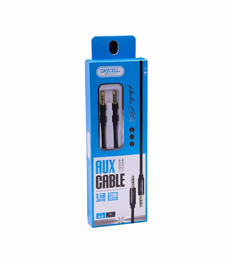 Cable de Audio Miniplug mm  Líneas a Miniplug mm Stereo DAY AUX X