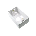 Caja Modular 4x2 Dixon JE318-WH Blanco, Caja Adosable, Caja de Montaje JE318/WH Caja de Montaje 2x4 (Alta) 70x114x47mm, Caja Adosable 4x2, Caja de Montaje Blanco 70x114x47mm Dixon JE318/WH