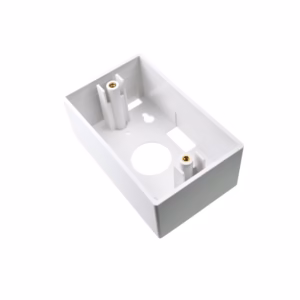 Caja Modular 4x2 Dixon JE318-WH Blanco, Caja Adosable, Caja de Montaje JE318/WH Caja de Montaje 2x4 (Alta) 70x114x47mm, Caja Adosable 4x2, Caja de Montaje Blanco 70x114x47mm Dixon JE318/WH
