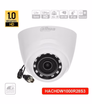 Cámara DAHUA HDW1000RN, Cámara HDCVI Mini Domo Plástica HD 720P 1mpx HAC-HDW1000RN-S3