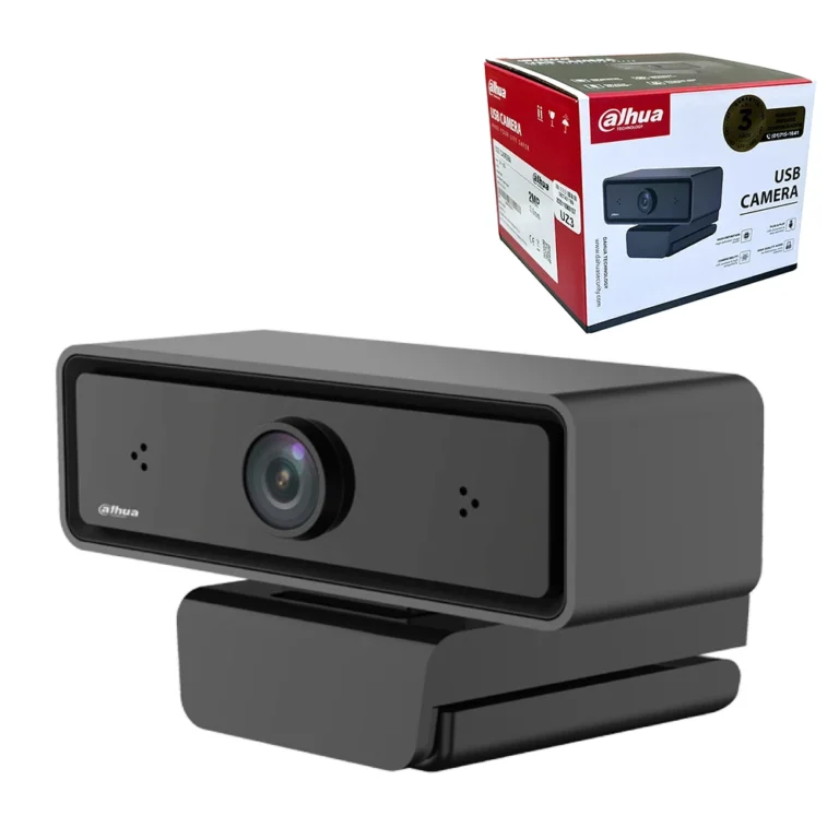 Cámara Web Full HD 1080p Dahua DH-UZ3 UZ3 Cámara Web Full HD 1920x1280 pixeles Dahua DH-UZ3,  WebCam con Doble Micrófono y Lente Full HD 1080p