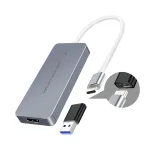 USB C a HDMI Capturador de Video y Audio Netcom PE-EL0286, Capturador HDMI Usb C, EzCap Caputador HDMI