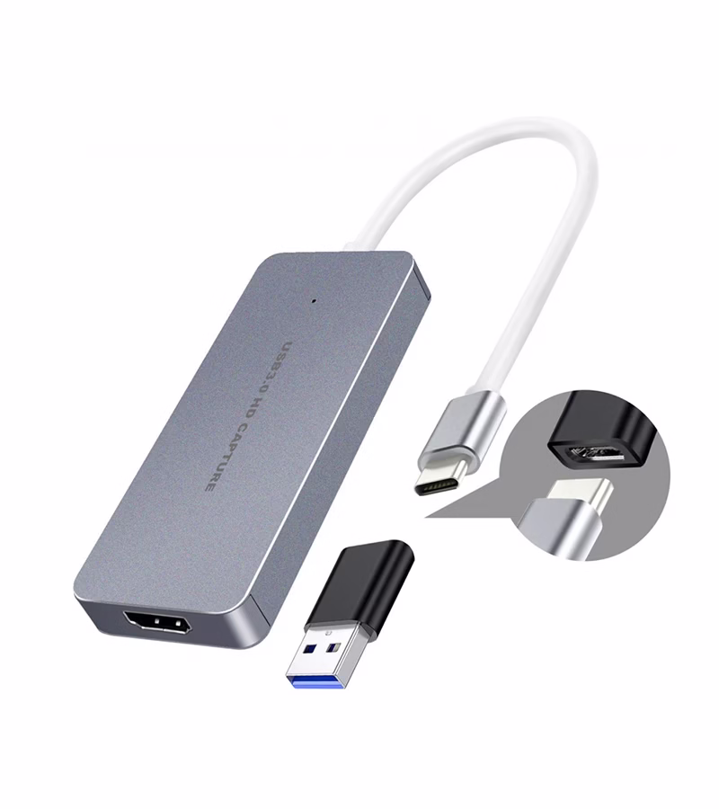 USB C a HDMI Capturador de Video y Audio Netcom PE EL Capturador HDMI Usb C EzCap Caputador HDMI