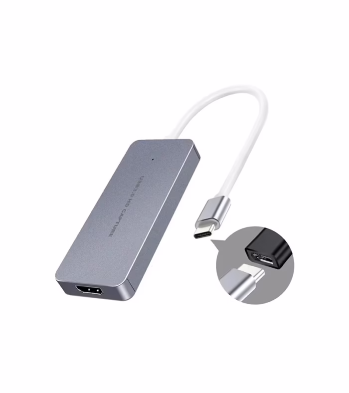 USB C a HDMI Capturador de Video y Audio Netcom PE EL Capturador HDMI Usb C EzCap Caputador HDMI
