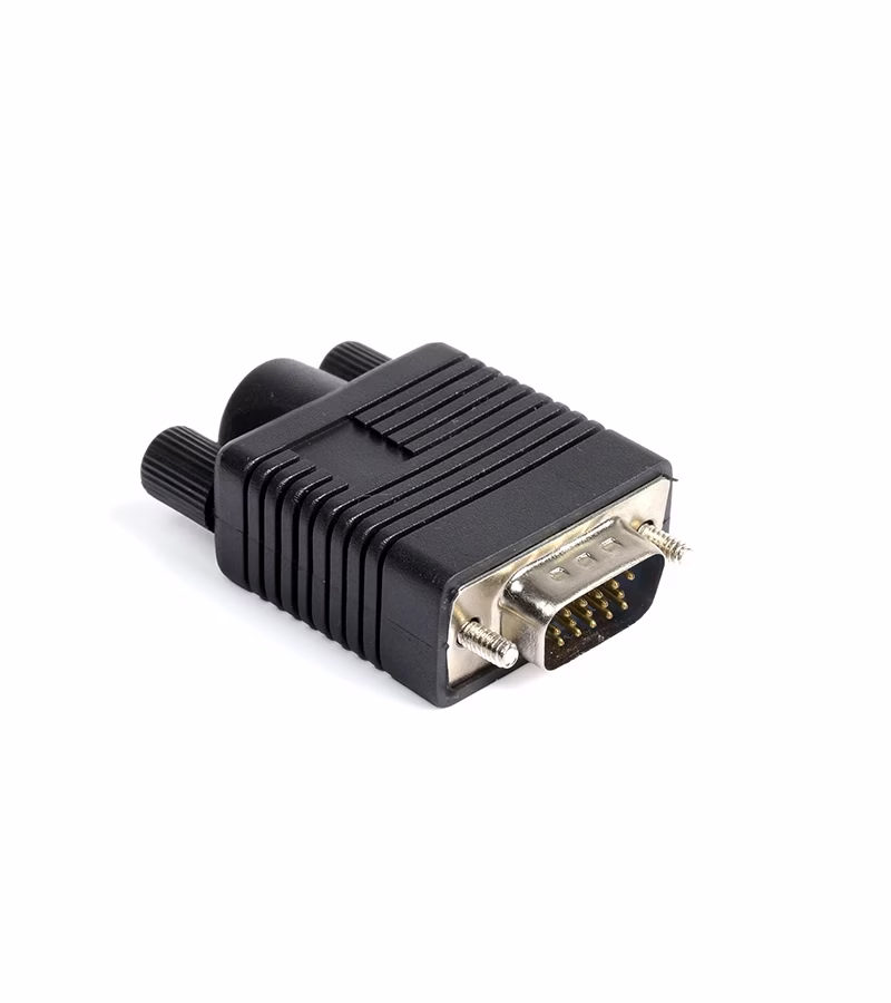 Conector VGA Macho con Capucha de Plástico High Full Max ZZ CP DBC