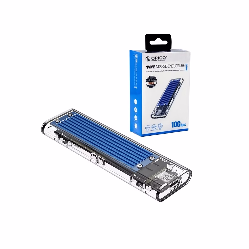 Carcasa M2 NVMe a USB 30 Orico TCM2 C3_____ HD Multimedia PERU SAC Carcasa M NVMe a USB Orico TCM C Case para Disco M NVMe a USB C Adaptador USB a M NVMe ORico TCM c Case para M NVMe PCIe