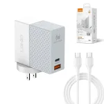Cargador Rápido para Celular de 65W Ldnio A2620C Cargador Rápido para Celular, Tableta, Laptop de 65W con tecnología PD - Ldnio A2620C