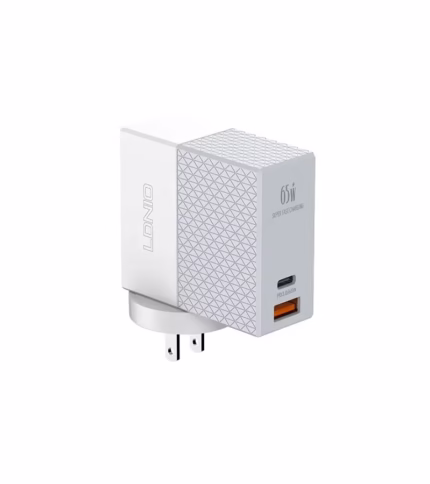 Cargador Rápido para Celular de 65W Ldnio A2620C Cargador Rápido para Celular, Tableta, Laptop de 65W con tecnología PD - Ldnio A2620C