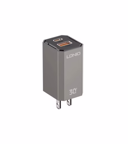 Cargador USB C de Carga Rápida - 30W LDNIO A2527C Cargador USB C de Carga Turbo y Cable USB Tipo C de 1 metro LDNIO A2527C