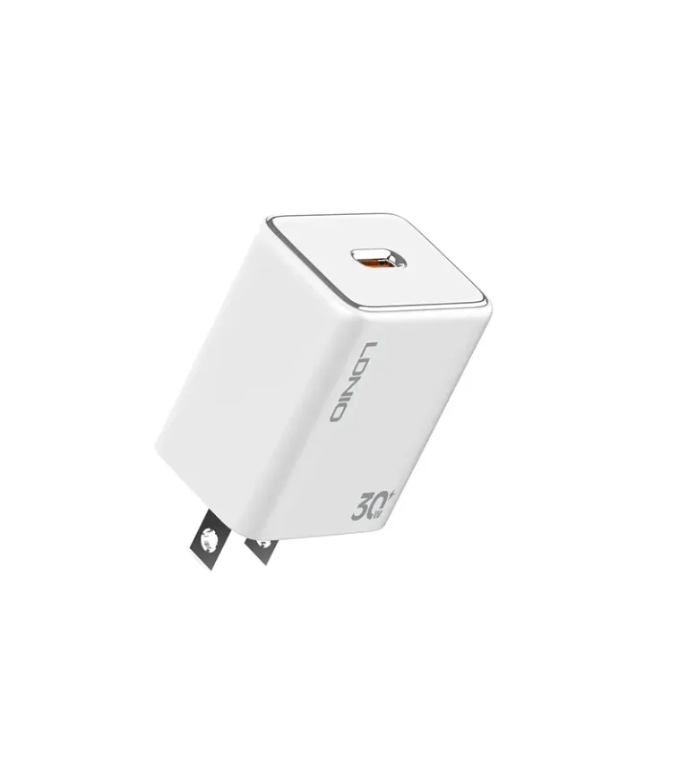 Cargador USB C de Carga Rápida 30W Lightning Ldnio A1508C Cargador Rápido de 30W con Conector USB C y Cable Lightning de 1 metro - Ldnio A1508C