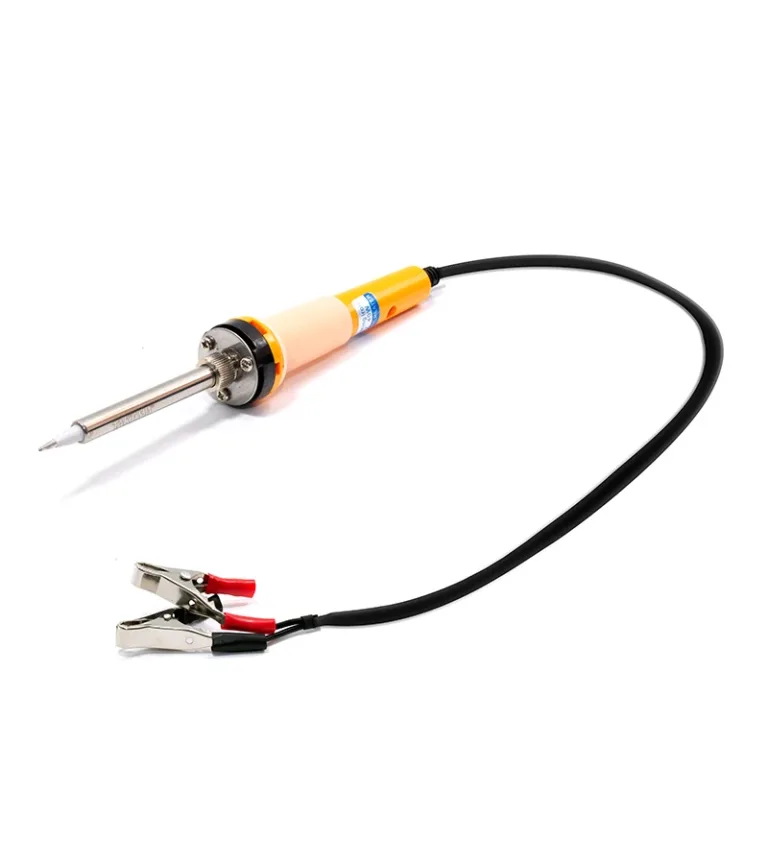 Pistola de soldar tipo Lápiz de 12 Voltios  de 40W Takema ZD-200NDJ/N1-11 Cautín Punta de Plata de 12V 40W Takema