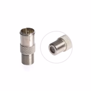 Adaptador Coaxial Macho de Presión a Coaxial Hembra- HFM ZZ-A-0954