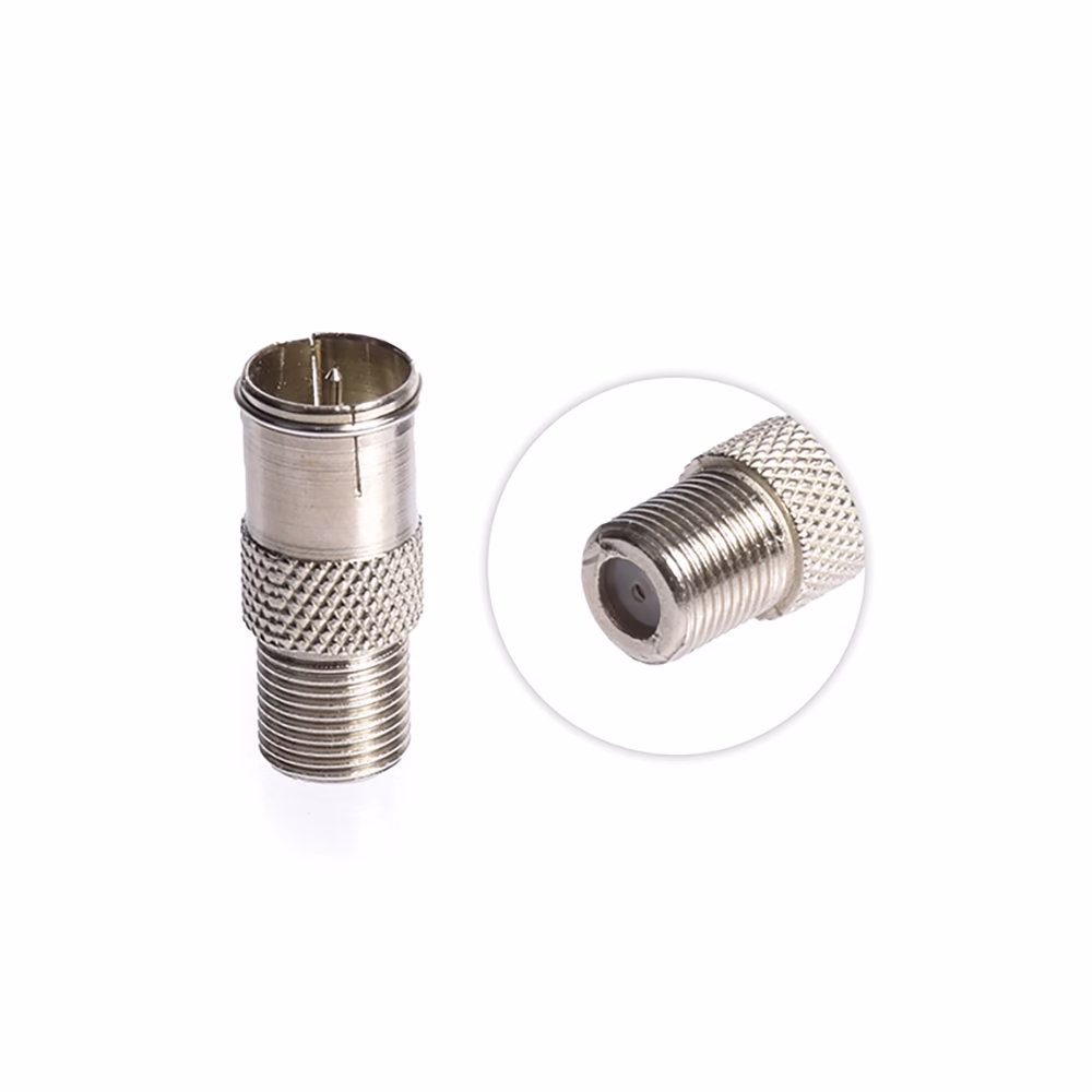 Adaptador Coaxial Macho de Presión a Coaxial Hembra  HFM ZZ A 