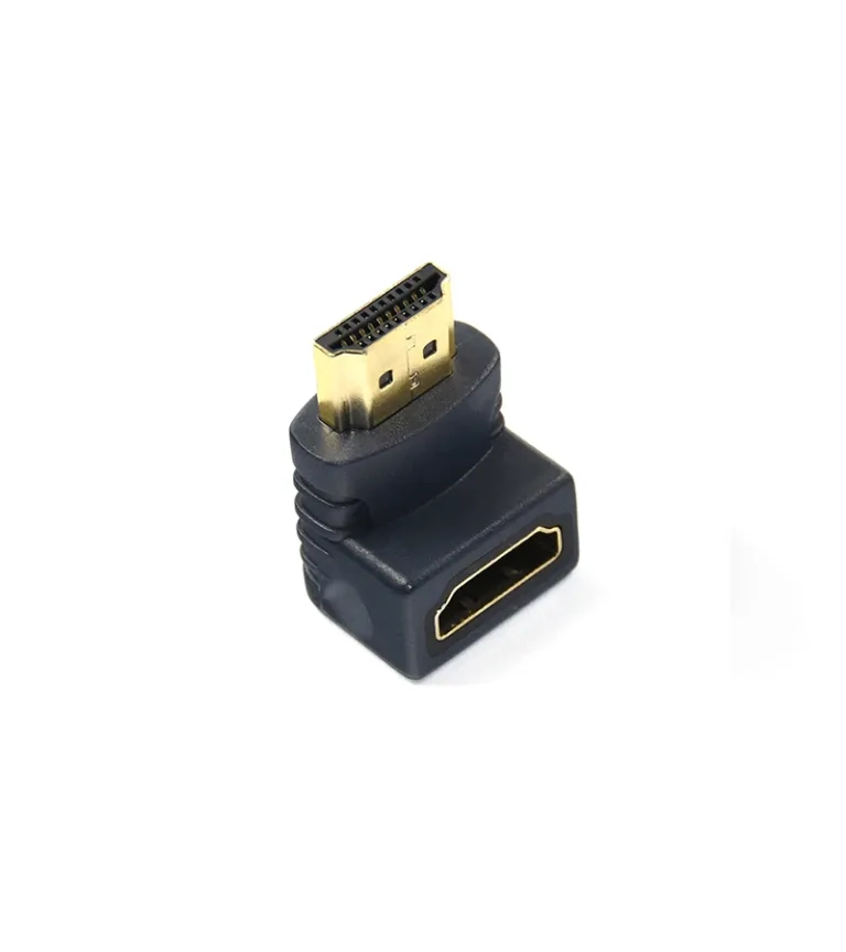 Adaptador Codo HDMI de 90 Grados - HDMI Macho a HDMI Hembra en L - HFM ZZ-Y-AD90