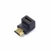 Adaptador Codo HDMI de  Grados   HDMI Macho a HDMI Hembra en L   HFM ZZ Y AD