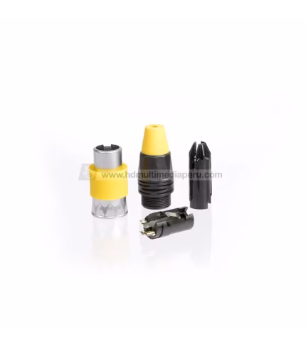 Conector Canon XLR Hembra - BatBlack LA1138-F