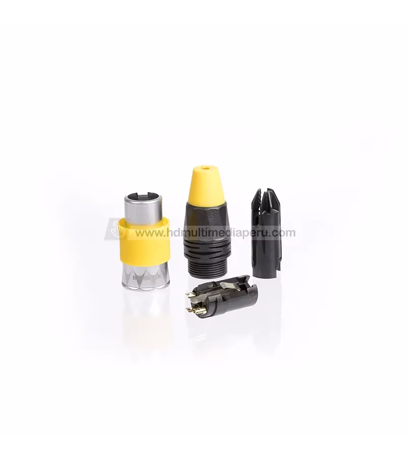 Conector Canon XLR Hembra   BatBlack LA F