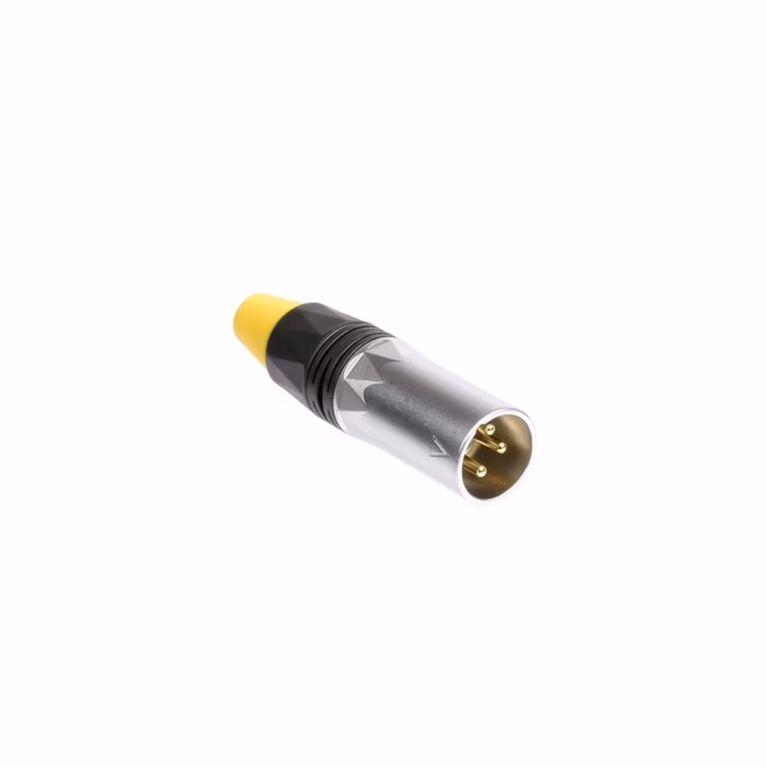 Conector Canon XLR Macho BatBlack LA M Conector Canon de  Pin Macho   BatBlack