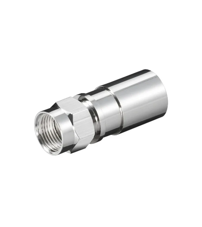 Conector para Cable Coaxial RG6 para Antena aérea o Señal CaTV