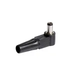 Conector DC para Cámara de Seguridad con Punta de 5.5mm x 2.5xx en 90 Grados AD-DC55x25