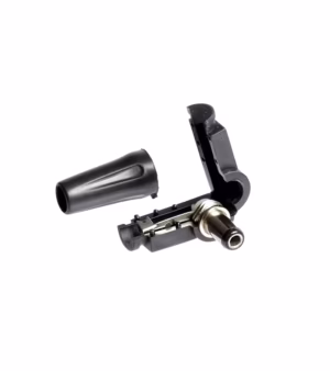 Conector DC para Cámara de Seguridad con Punta de 5.5mm x 2.5xx en 90 Grados AD-DC55x25