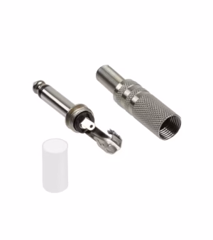 Jack Plug Mono de 6.35mm Conector de Audio Plug Macho para Soldar High Full Max ZZ-A-6.3M-M, Conector Plug Monoaural 6.35mm (1/4") Metálico para Soldar High Full Max Modelo ZZ-A-6.3M-M en HD Multimedia PERU SAC