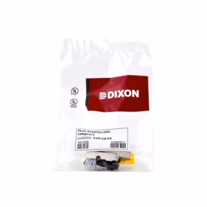 8FP-C8-FS Plug RJ45 Categoría 8 DIXON, RJ45 Cat8 DIXON apantallado, Conector Cat8 blindado