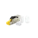 8FP-C8-FS Plug RJ45 Categoría 8 DIXON, RJ45 Cat8 DIXON apantallado, Conector Cat8 blindado