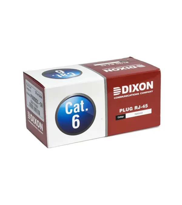 Conector RJ45 Cat6 Dixon PB88502X-CN - Caja de 100 unidades