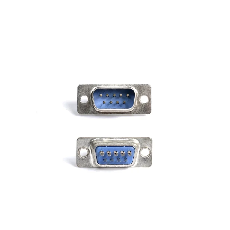 Conector Serial DB9 de 9 Pines para Soldar RS-2329M Conector RS-232 Metálico para Serial DB9 Macho