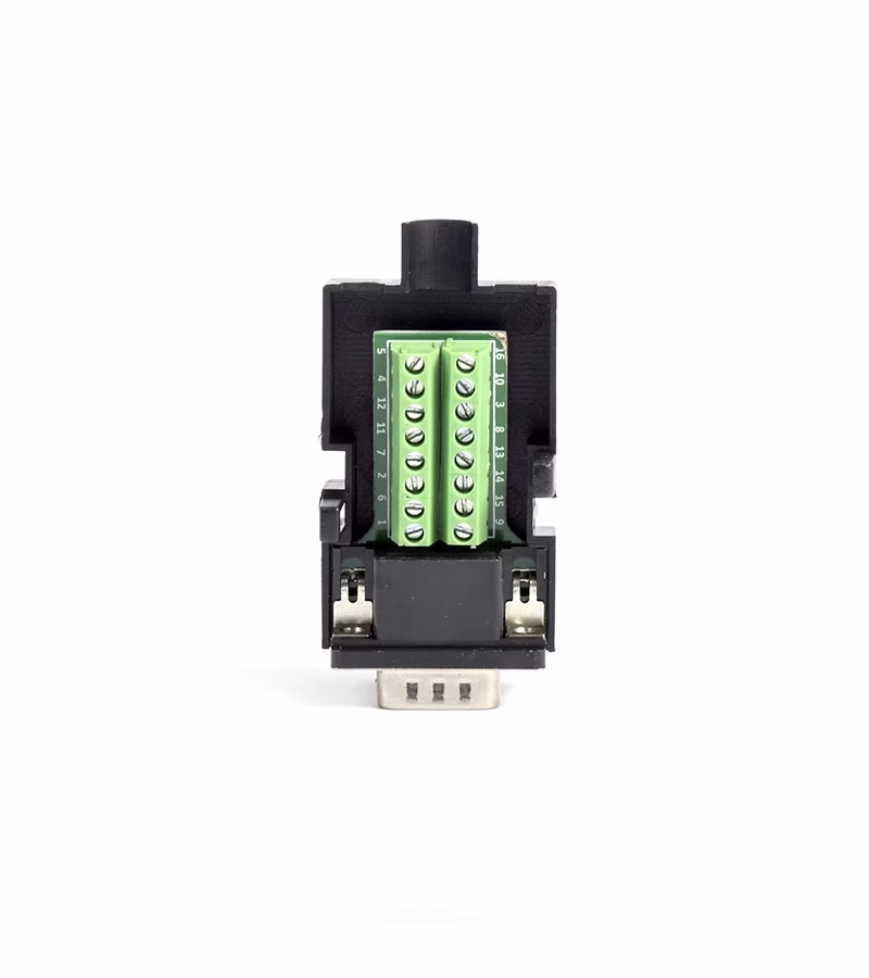 Adaptador VGA Macho de  pines para reemplazar el Conector VGA con Borneras High Full Max YKZ VGA Terminal VGA macho para Atornillar